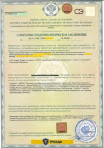 СЭЗ для проекта СЗЗ (образец)
