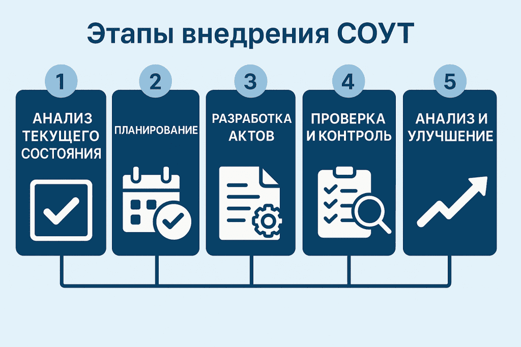 этапы внедрения СУОТ