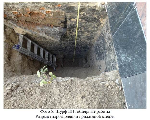 шурф для обмерных работ шурф позволяет дефектоскописту оценить степень повреждения фундамента