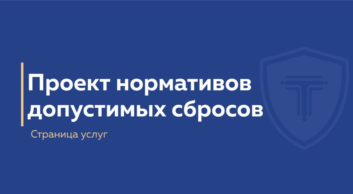 Временно допустимый сброс. Временно допустимый сброс