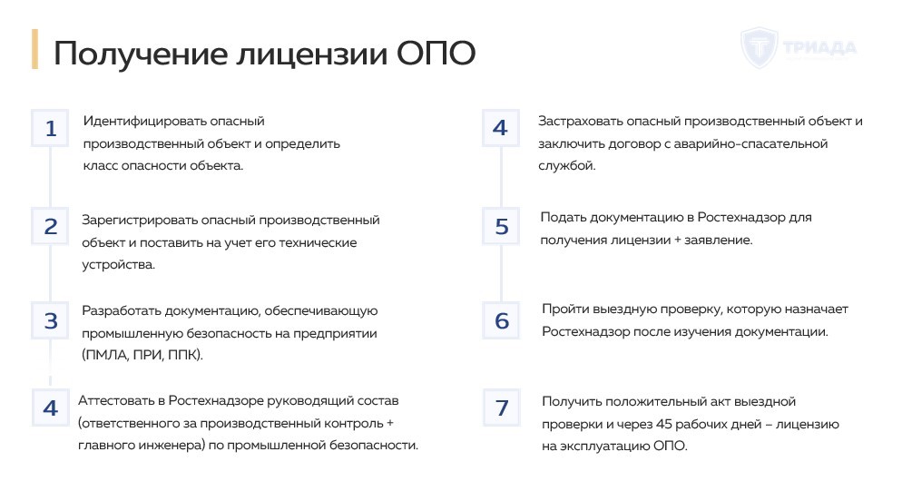регламент получения лицензии опо