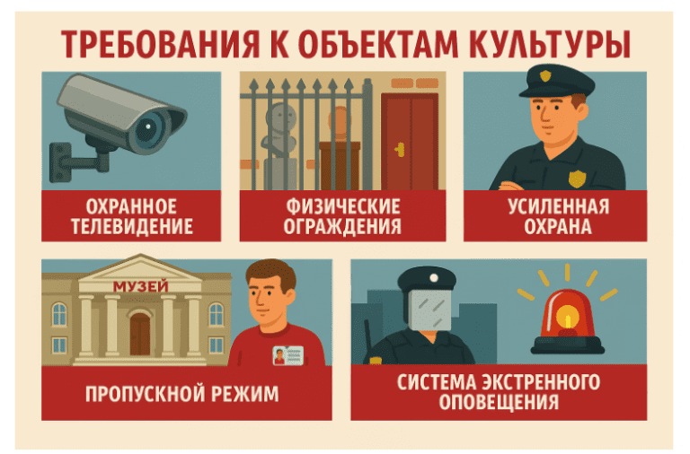 требования к объектам культуры 1 категории