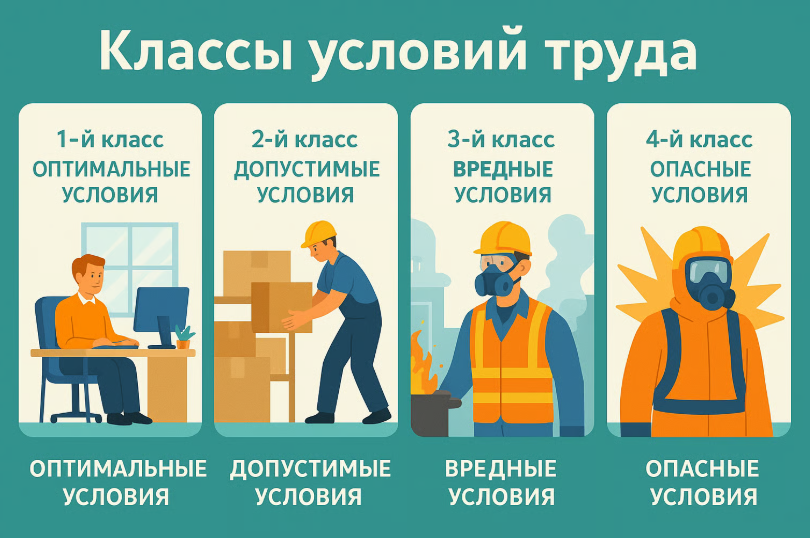 классы условий труда