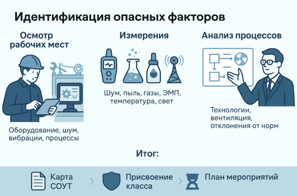 определение классов условий труда
