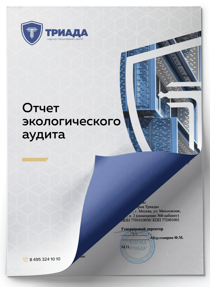 обложка отчета эко аудита