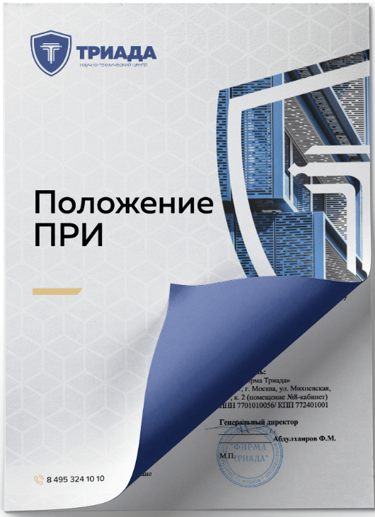 обложка положения расследования инцидентов триада