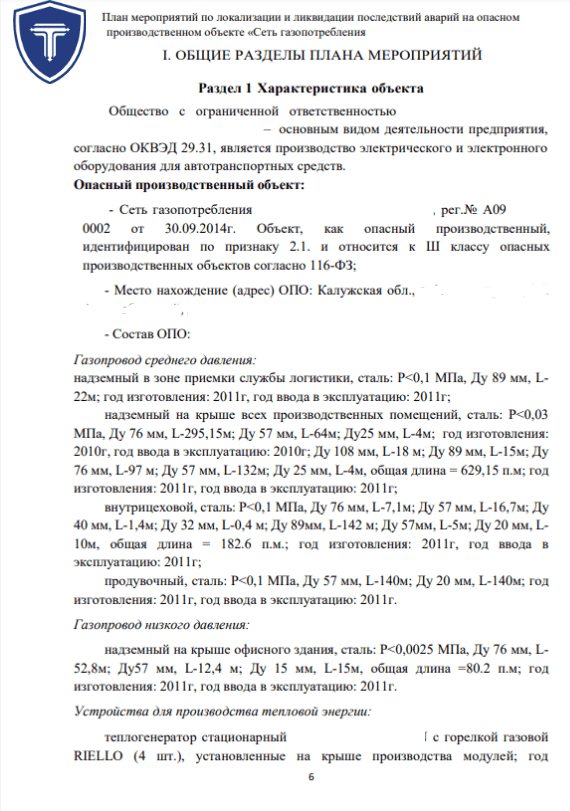 вводная часть пмла