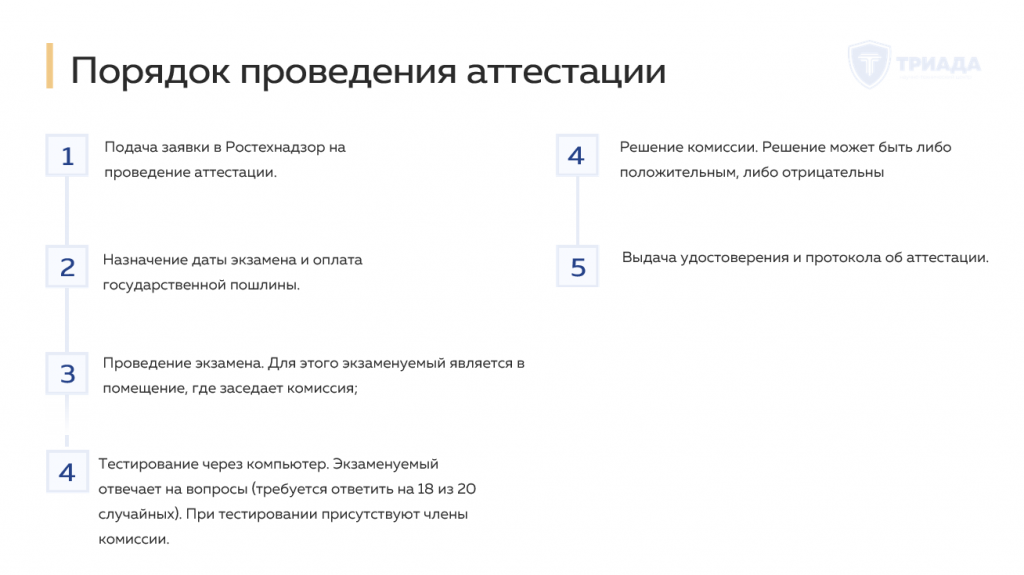 порядок проведения аттестации в Ростехнадзоре